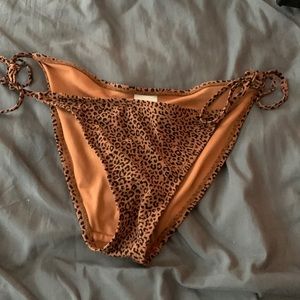 cheetah print bathing suit bottoms